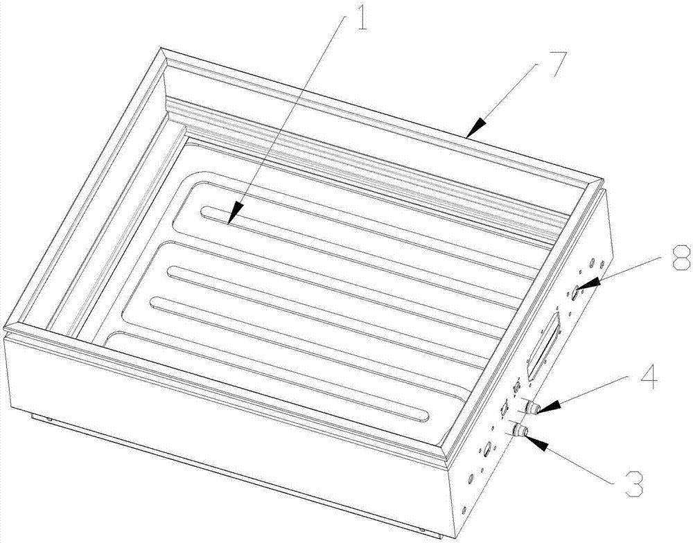 一种液冷集成电池箱体的制作方法