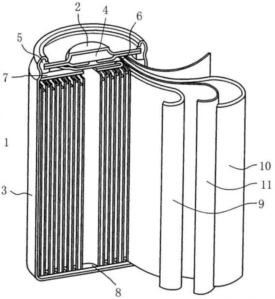 圆柱形电池及其电极集流组件的制作方法