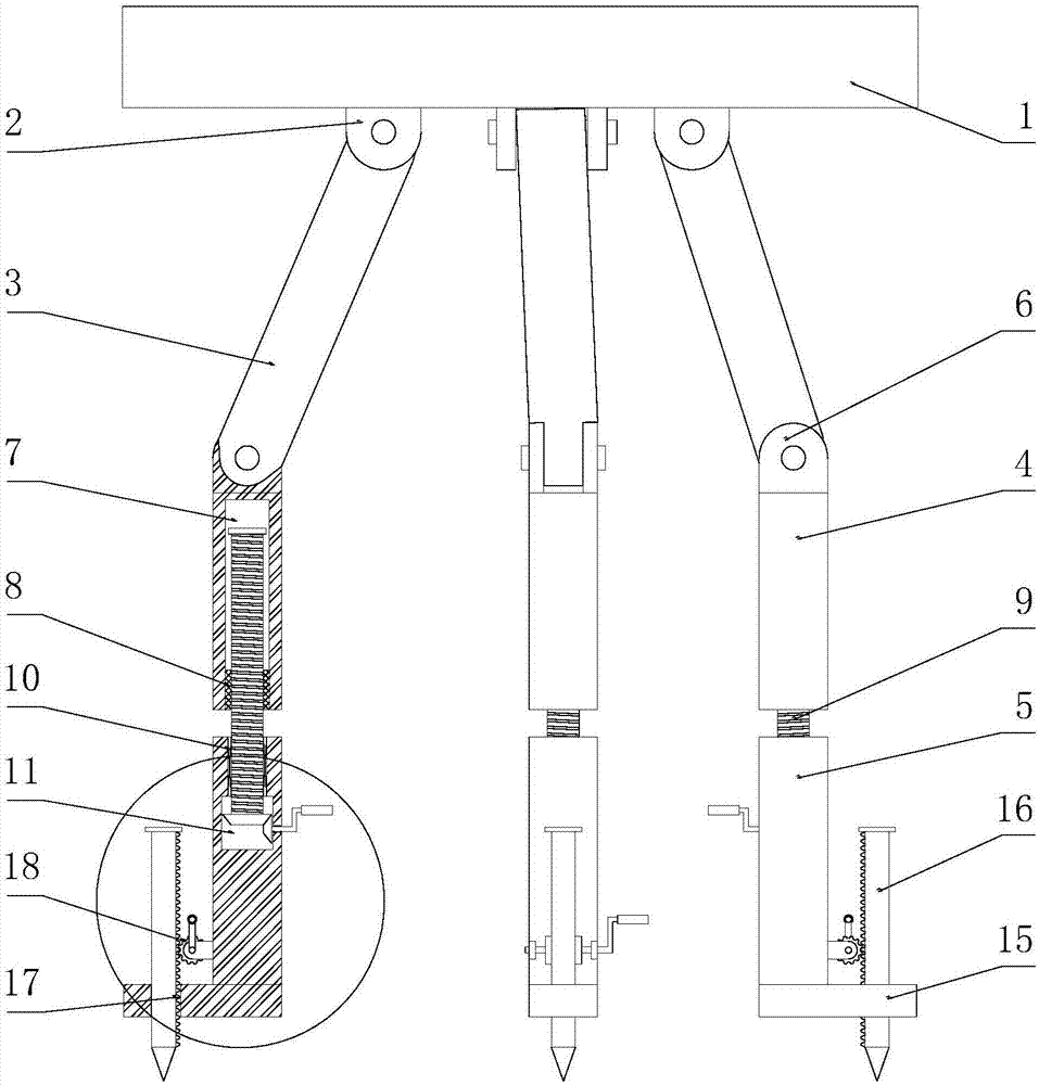 一种全站仪支架的制作方法