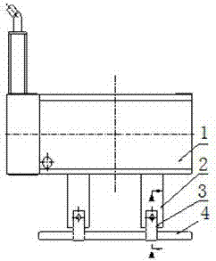 一种电弧炉水冷电极圈固定装置的制作方法