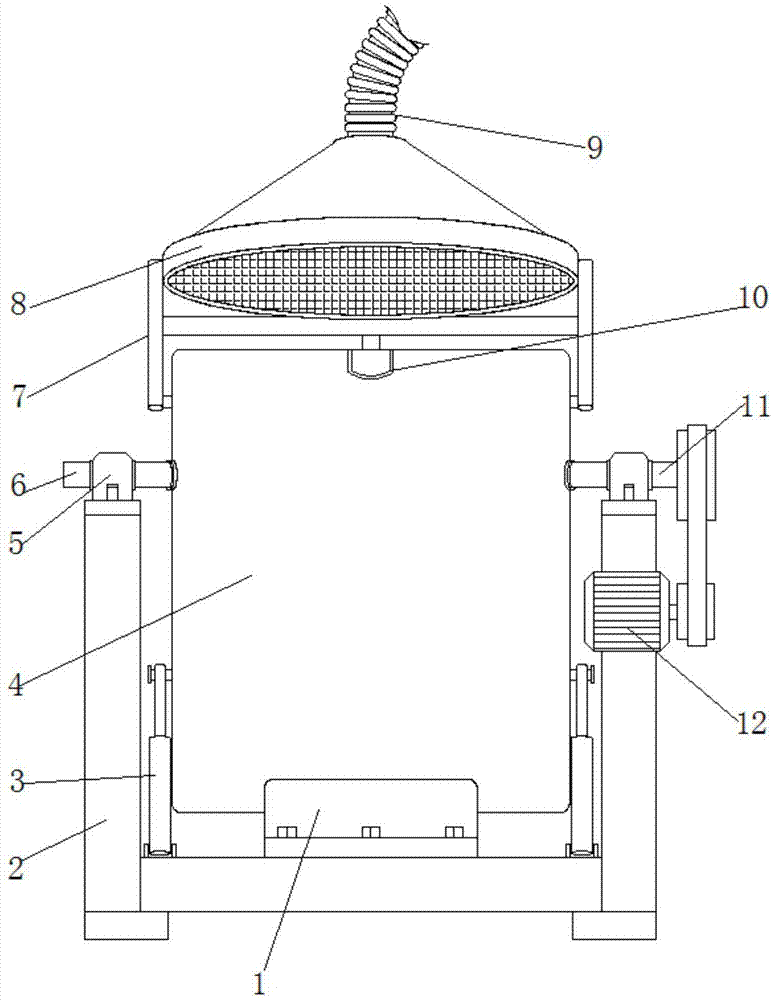 一种金属加工用原材料熔融装置的制作方法