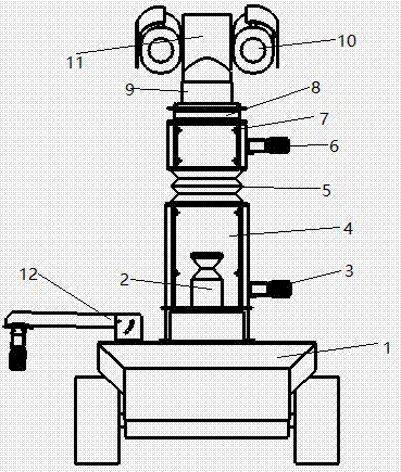 一种新型检测小车的制作方法