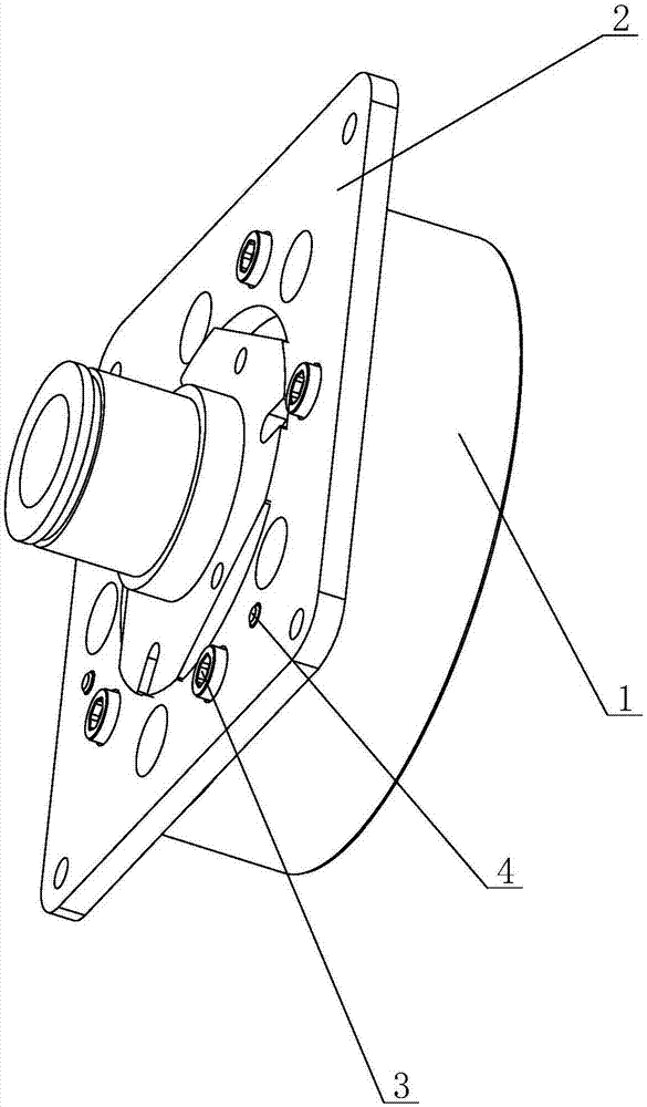 一种双向斜盘式压缩机的分体式端盖的制作方法