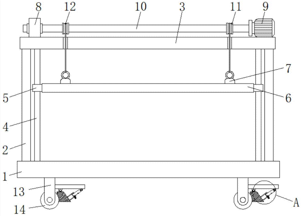 一种建筑施工用的施工架的制作方法