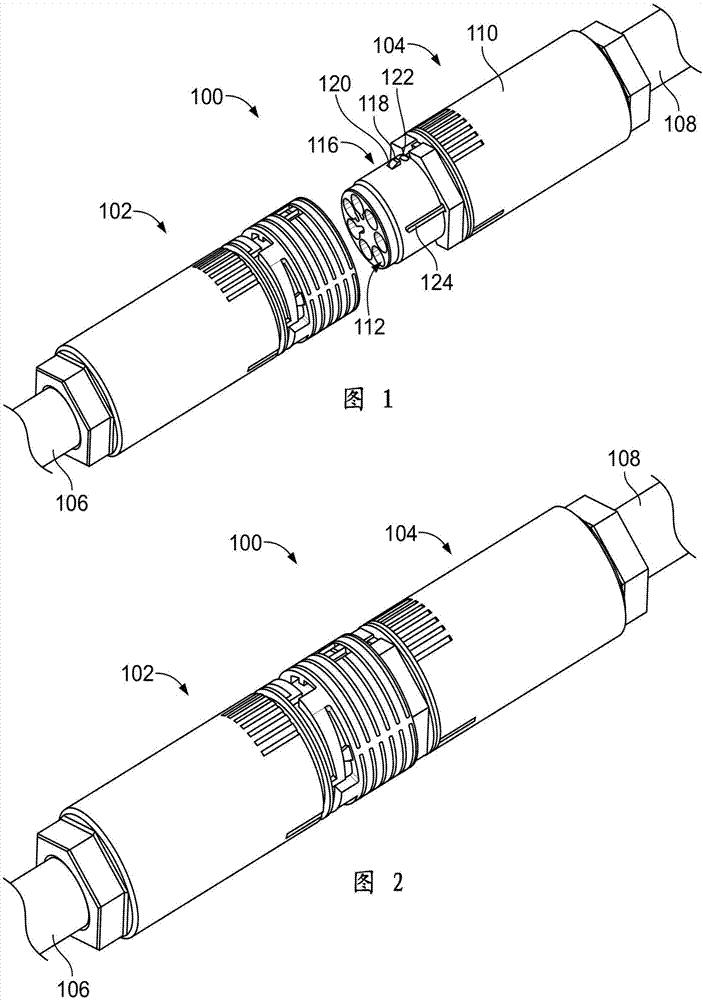 具有闩锁释放套环的电连接器的制作方法