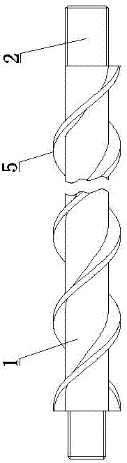 螺旋组合中空钻杆的制作方法