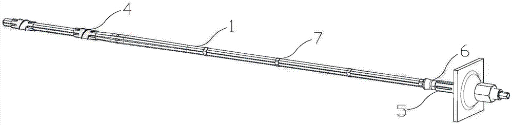 一种单锚集注式全长锚固的钢丝束及其支护方法与流程