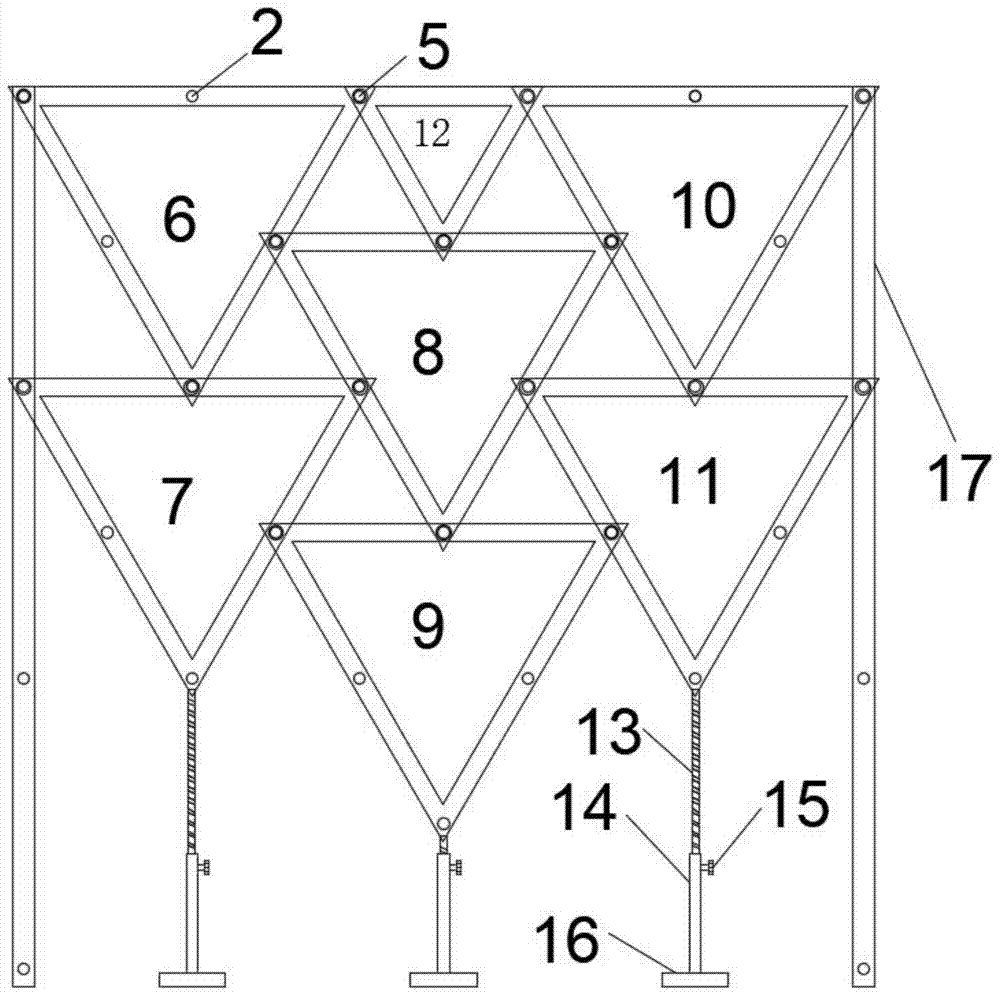 三角形钢结构支撑架的制作方法