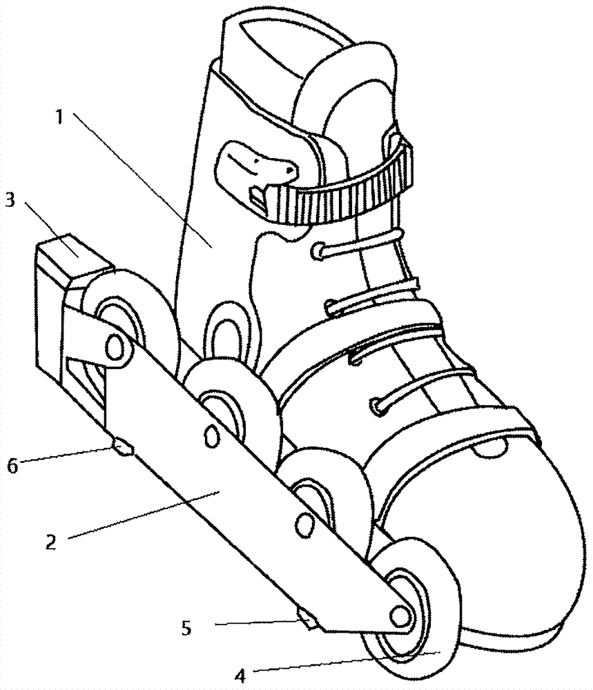 一种智能轮滑鞋的制作方法