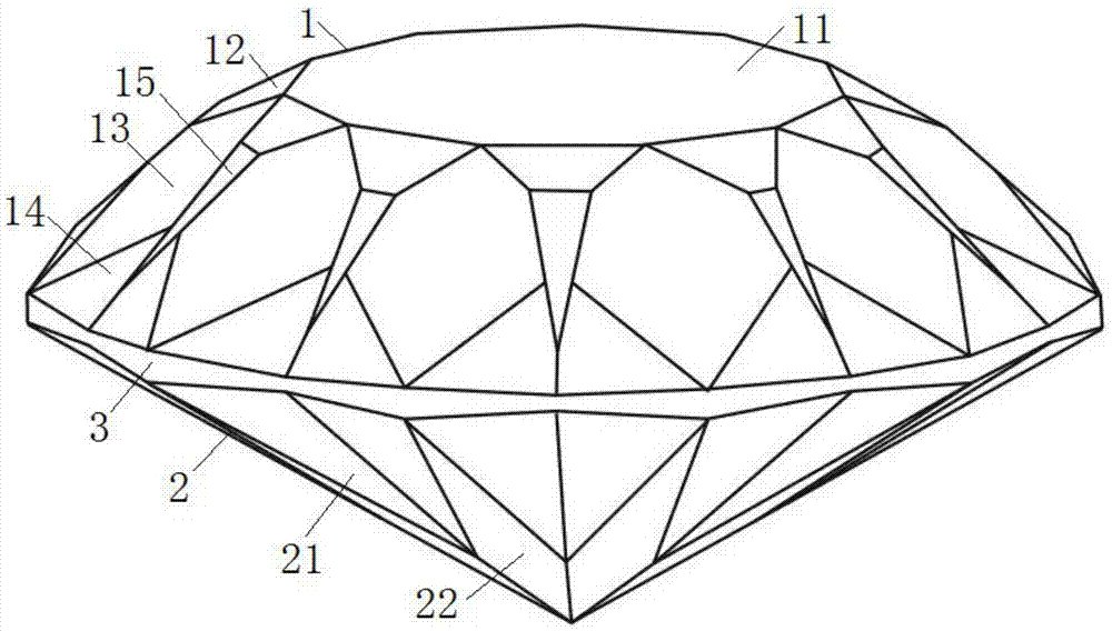 一种钻石结构的制作方法