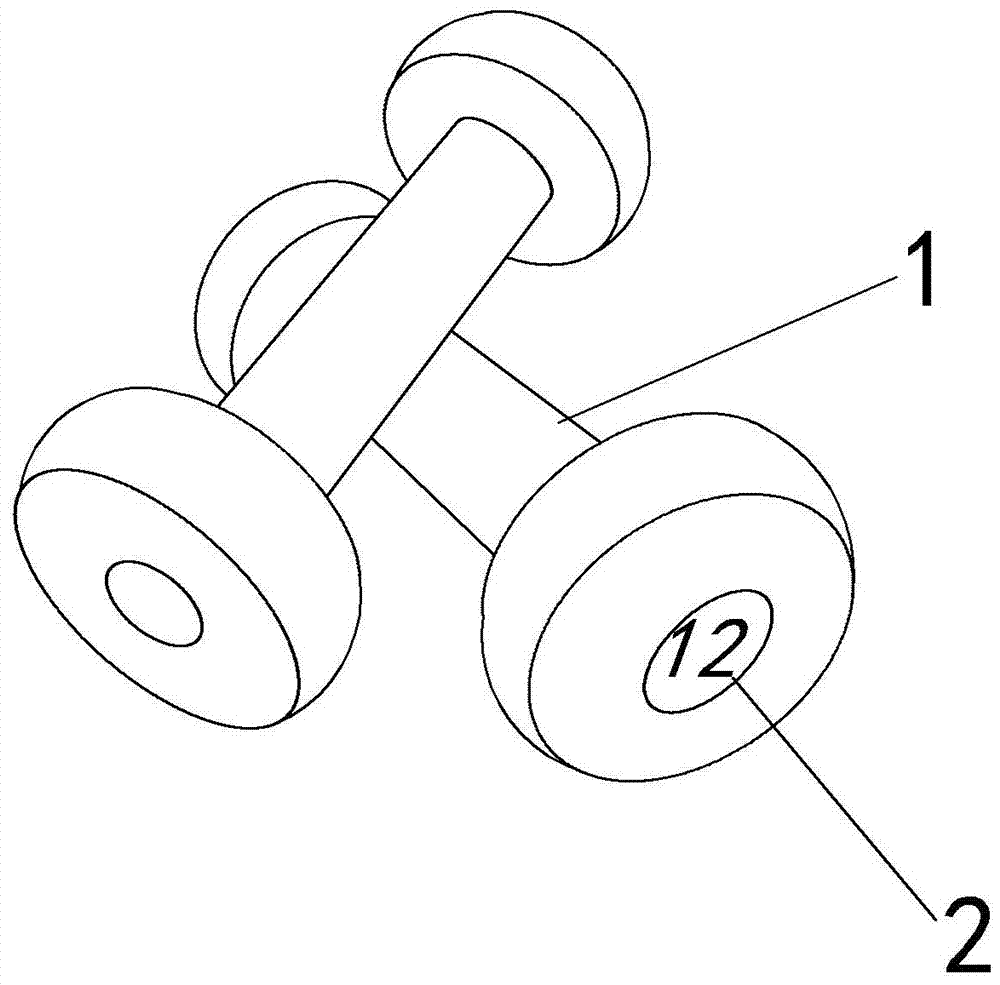 可计数的哑铃的制作方法