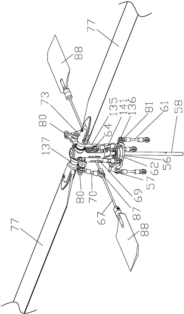 高灵敏航空玩具变向系统的制作方法