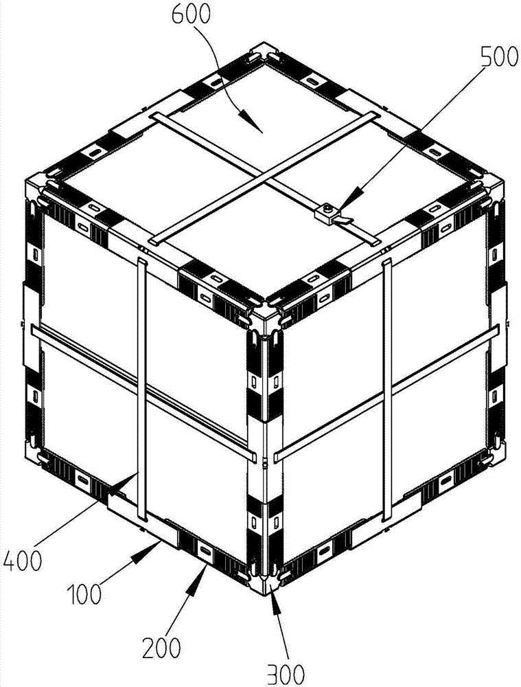 一种包装盒棱角防护连接架的制作方法