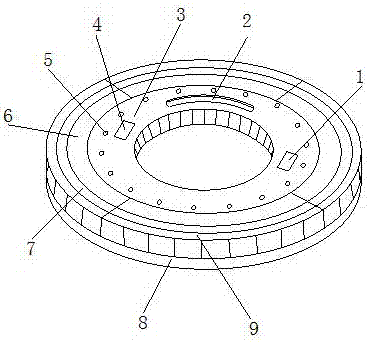 一种生物质环状成型模的制作方法