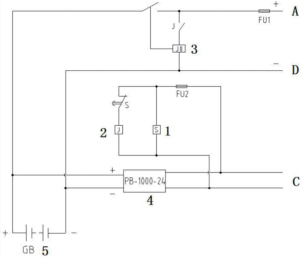 汽车充电辅助控制电路装置的制作方法