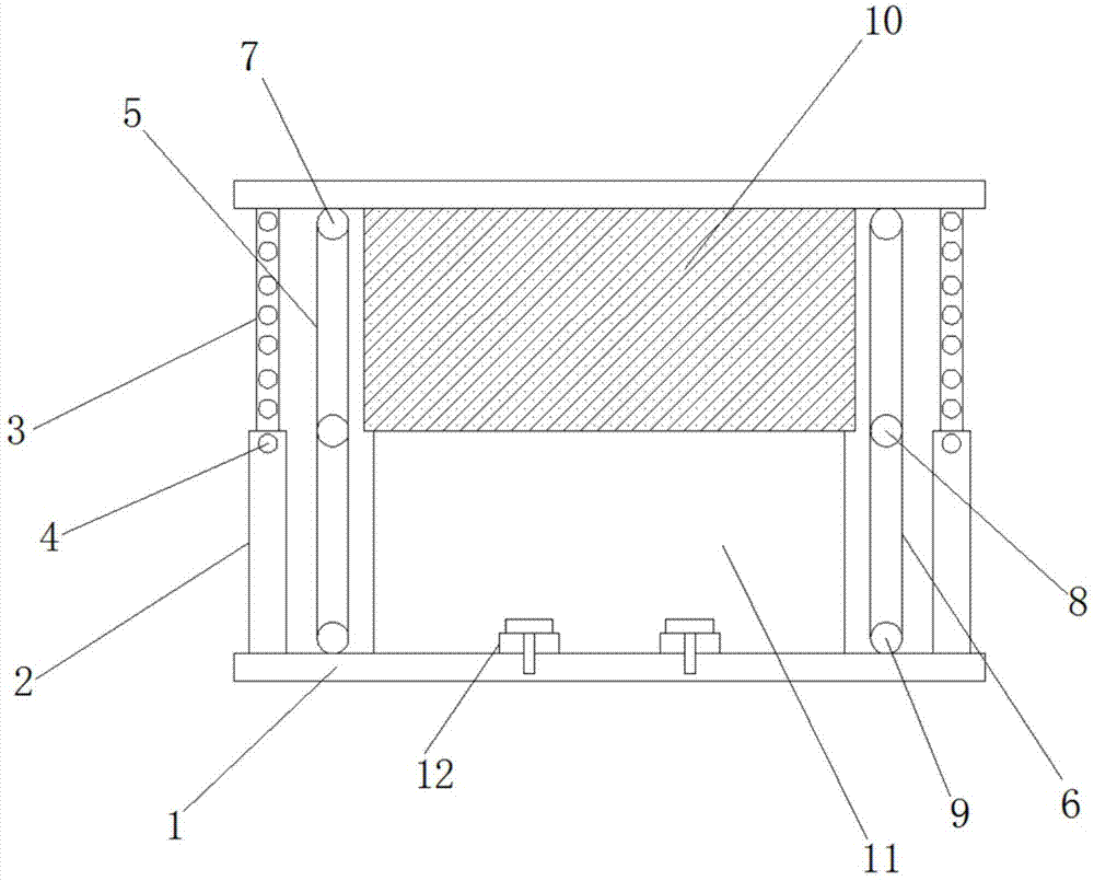 结构牢固的可折叠式物流箱的制作方法