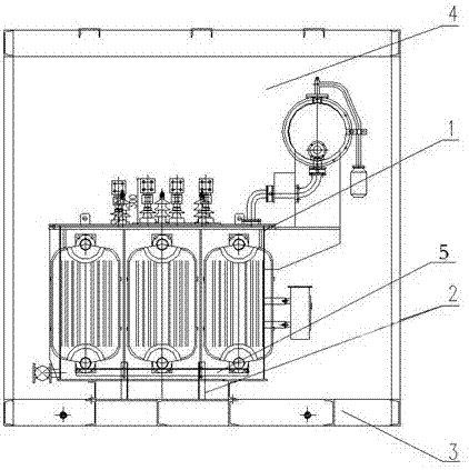 片式散热变压器的一种整体包装箱结构的制作方法