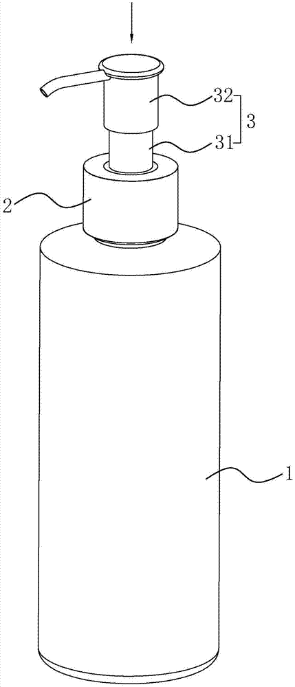 配有泵头的液体包装瓶的制作方法