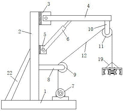 一种高效的机械设备起吊架的制作方法