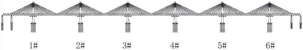 一种多塔长联斜拉桥支撑体系的制作方法