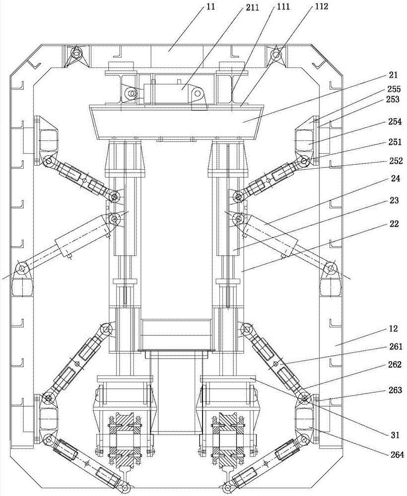 一种具有调节功能的管廊内侧模板台车的制作方法