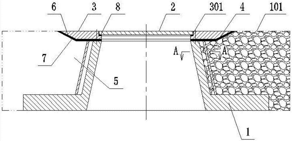 一种市政道路工程用的井盖结构的制作方法