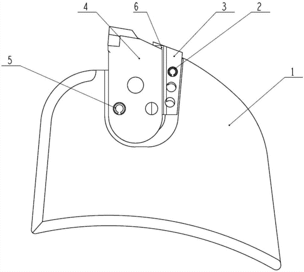 一种铣槽机用切削齿的装配结构及其配套组件的制作方法