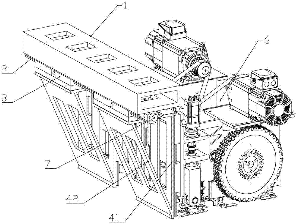 一种水平固定式钢轨铣磨车铣削装置的制作方法