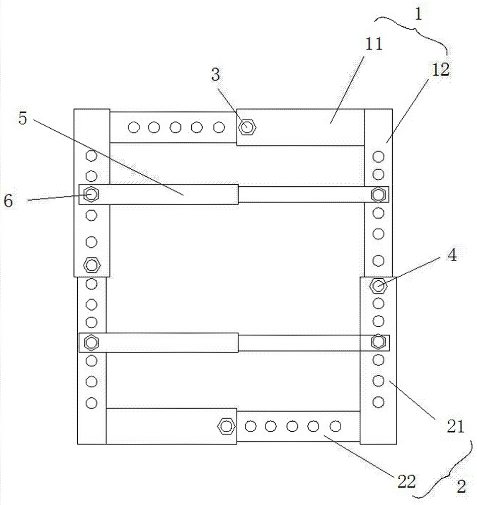 一种灵活稳定的配电板框架的制作方法