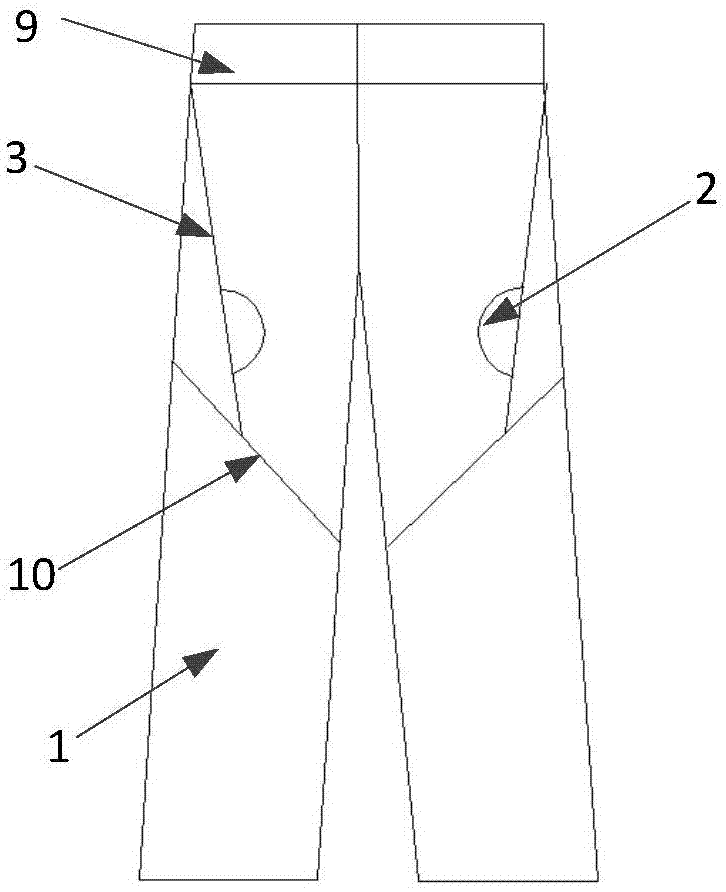 一种辅助登山运动裤的制作方法