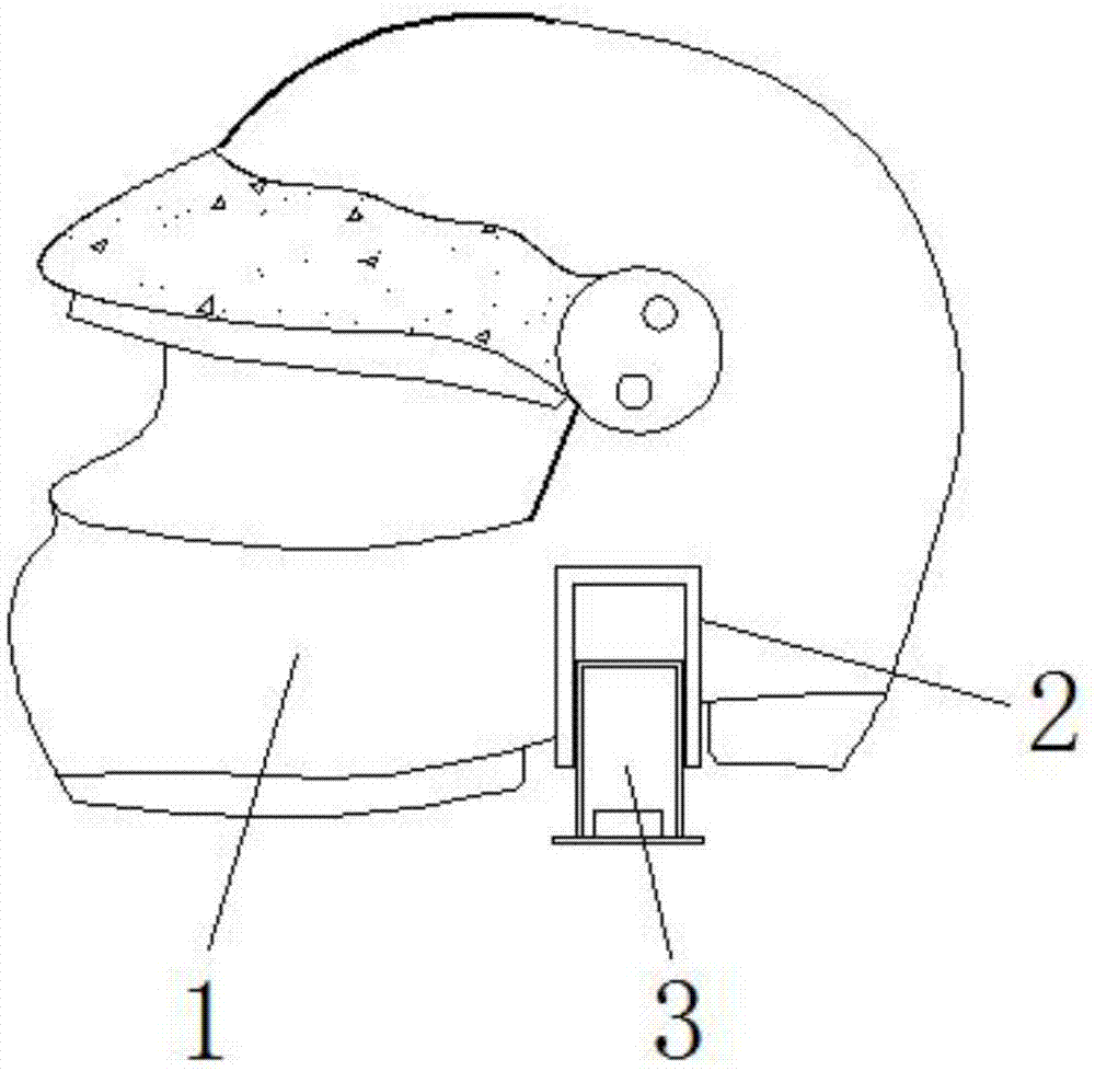 一种具有蓝牙通讯系统的警用骑行头盔的制作方法
