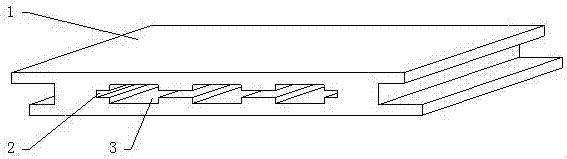 一种中空结构的高强度天花板的制作方法