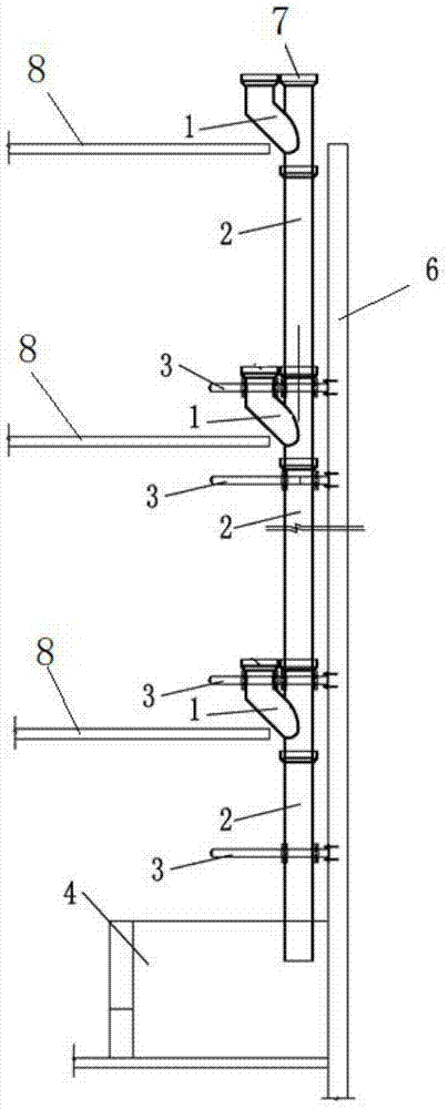 一种建筑物附设施工废弃物排放清运专用设施的制作方法