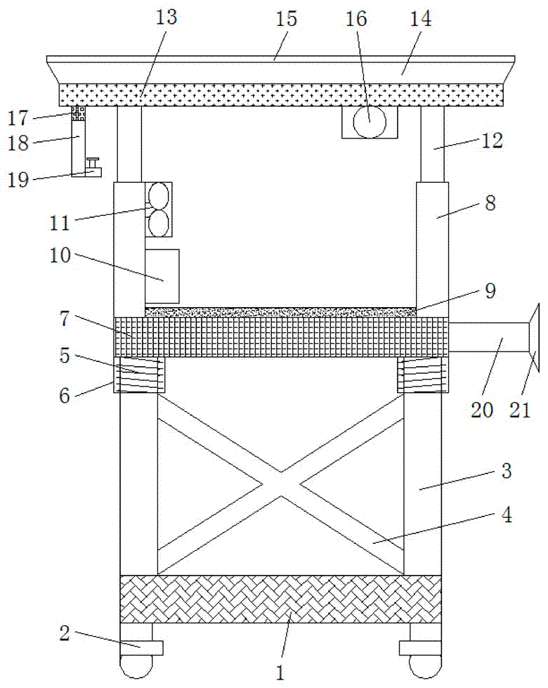 一种建筑施工用施工平台的制作方法