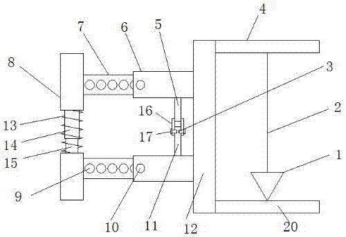 一种保温墙搭建用墙体竖直度检测装置的制作方法