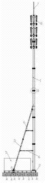 一种地面一体化可移动式快装塔的制作方法
