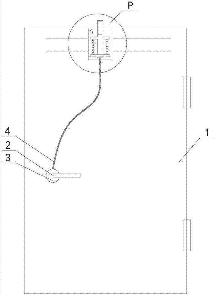 教室门防夹手装置的制作方法