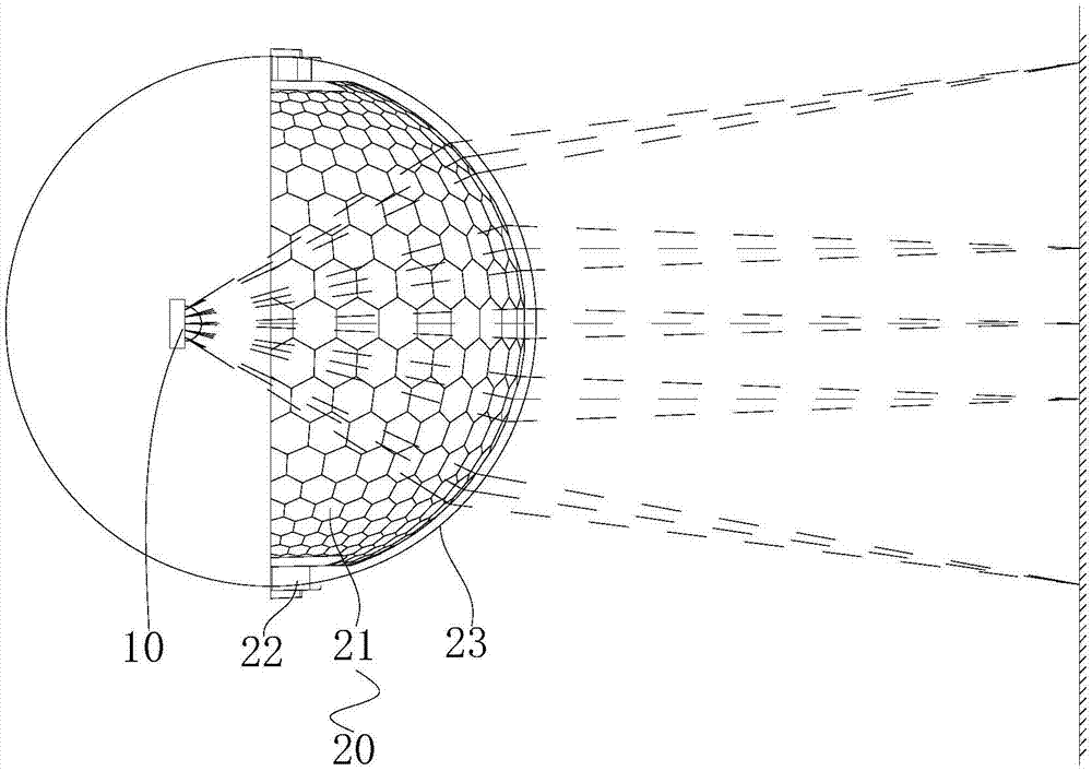 组合式光学投影灯的制作方法