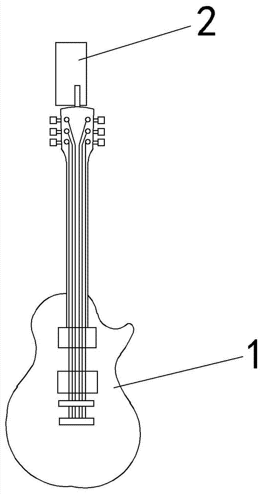 可放乐谱的吉它的制作方法