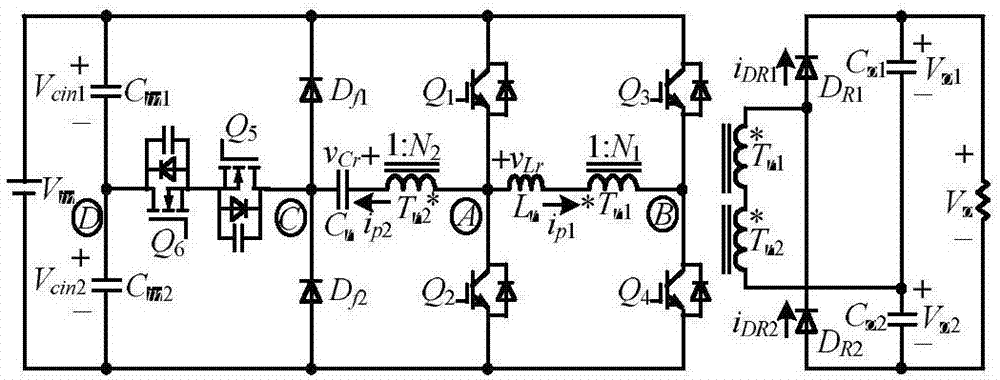 复合式谐振全桥零电流开关直流变换器及其控制方法与流程