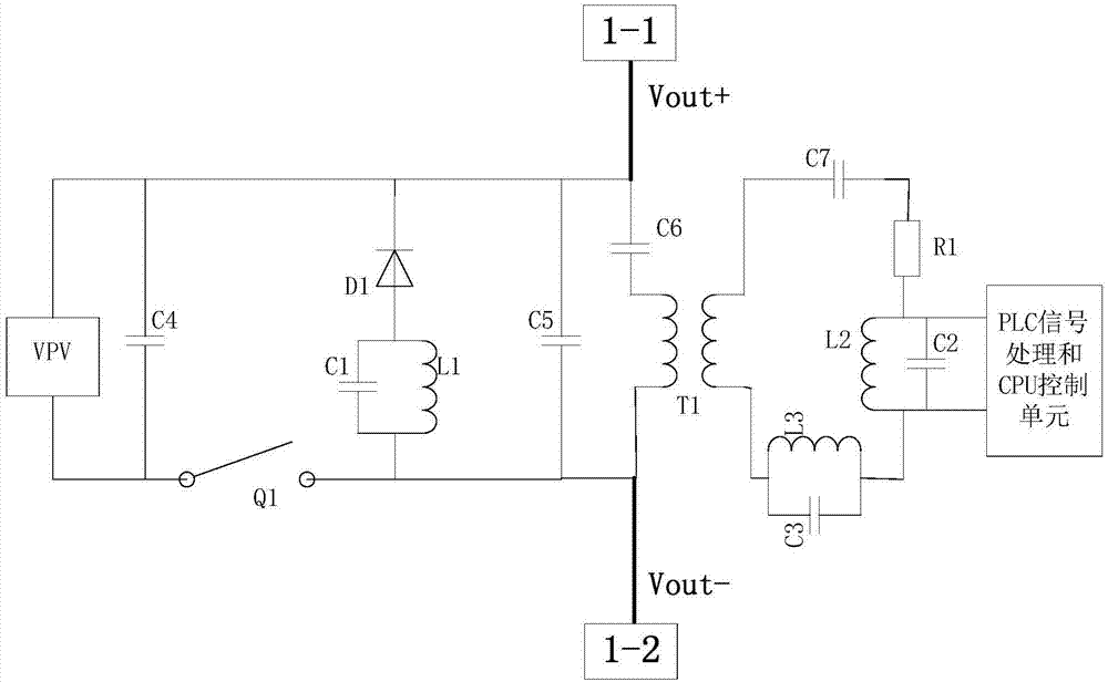 一种直流电压型PLC光伏关断器电路的制作方法