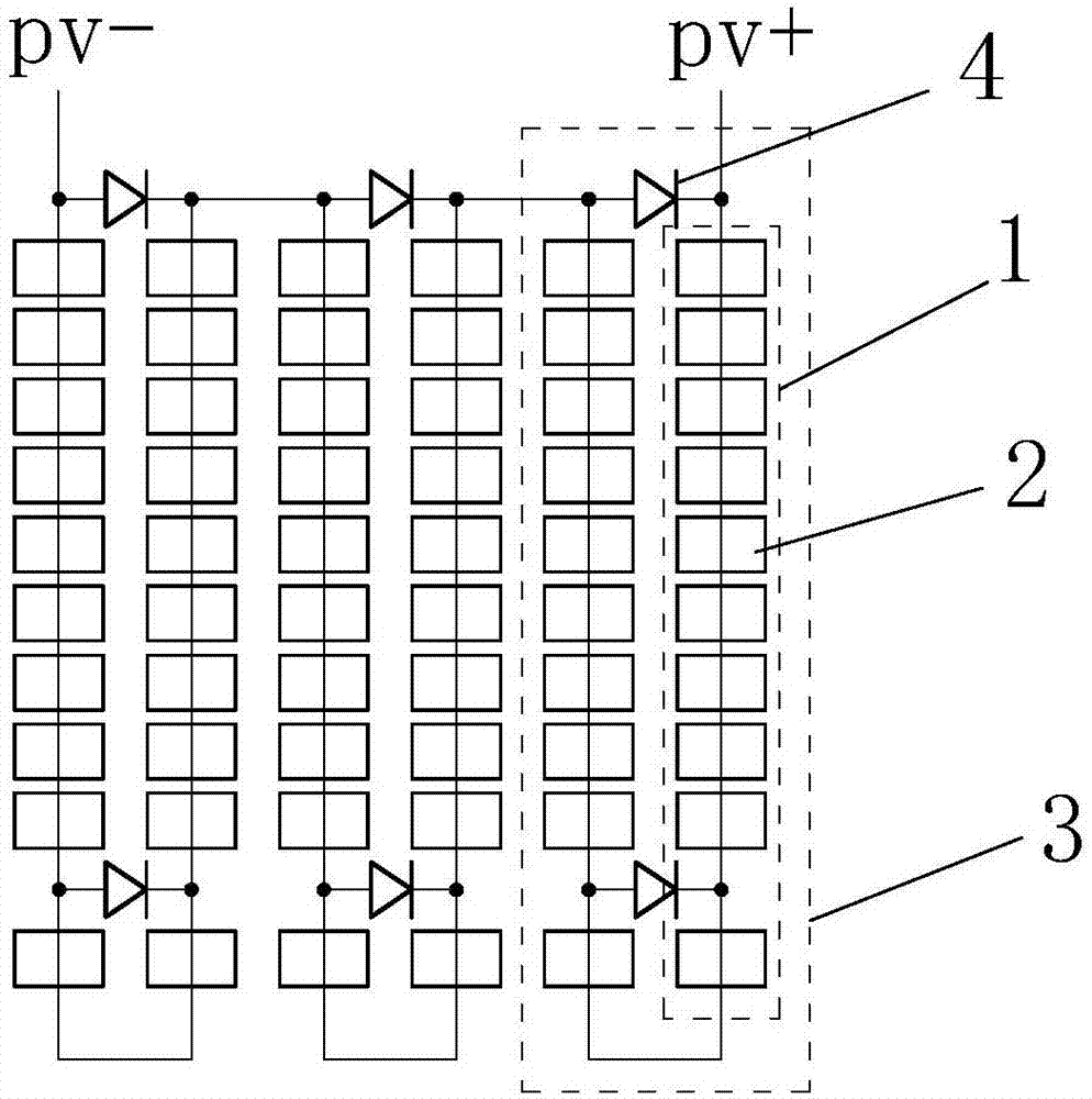 一种纵向排列的光伏组件系统的制作方法