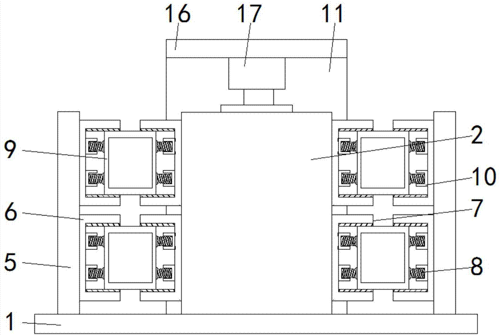 一种组合式游戏服务器高效高稳定性安装架的制作方法