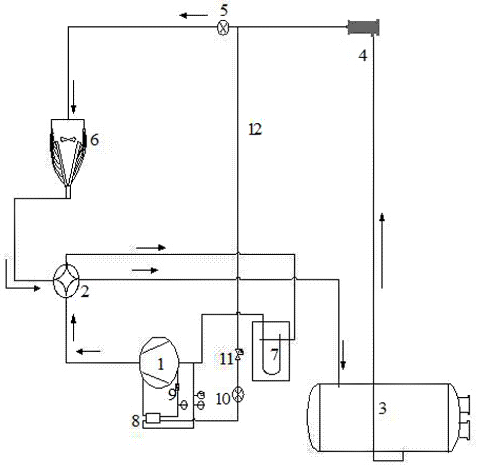 一种热泵系统及其油冷却循环控制方法与流程