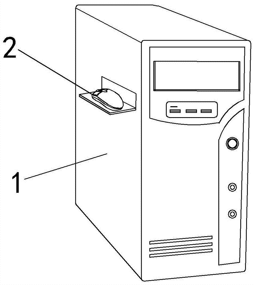 可放鼠标的电脑机箱的制作方法