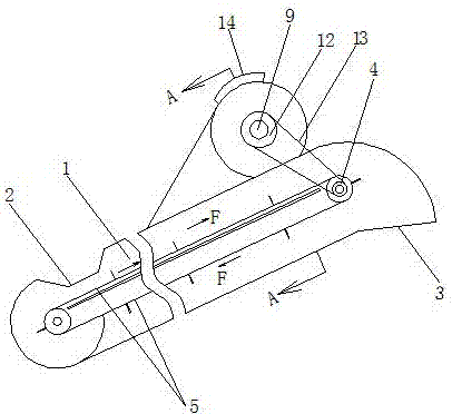 具有风机排杂装置玉米收获机的输送装置的制作方法