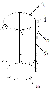 苗木种植固定尺的制作方法