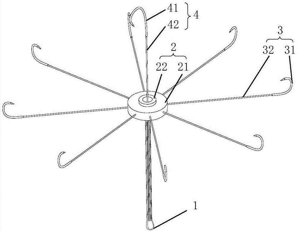 翻板飞钩及钓具的制作方法