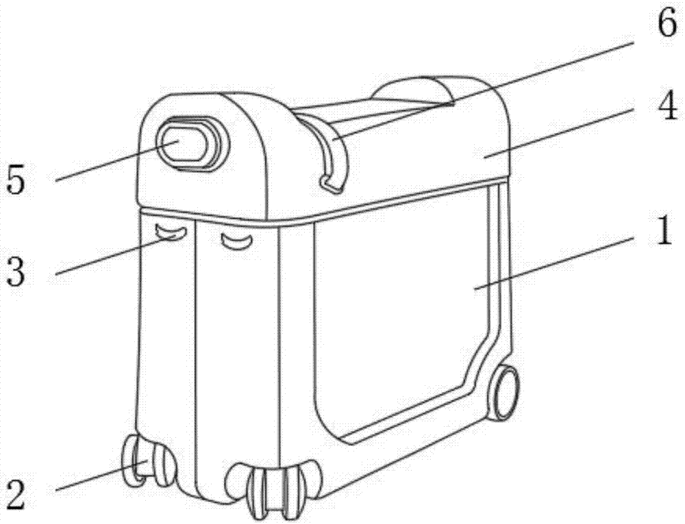 一种多功能儿童行李箱的制作方法