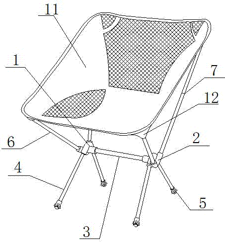 一种轻便式折叠椅子的制作方法